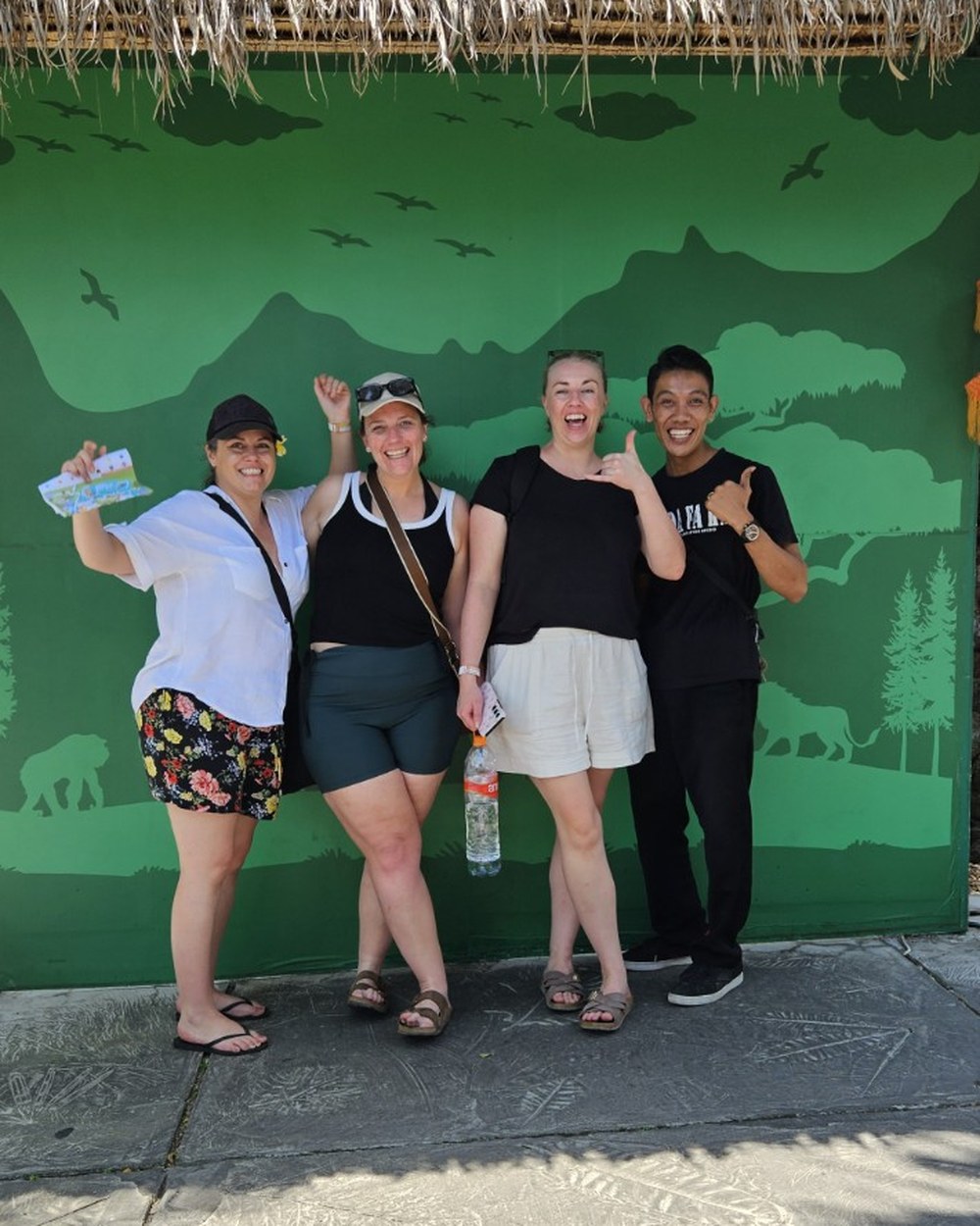 Yogi Bear’s Bali with guests enjoying a Bali experience